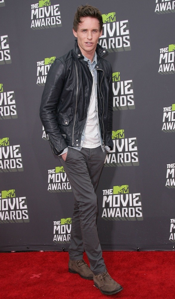 Eddie Redmayne;<br>2013 MTV Movie Awards - Arrivals