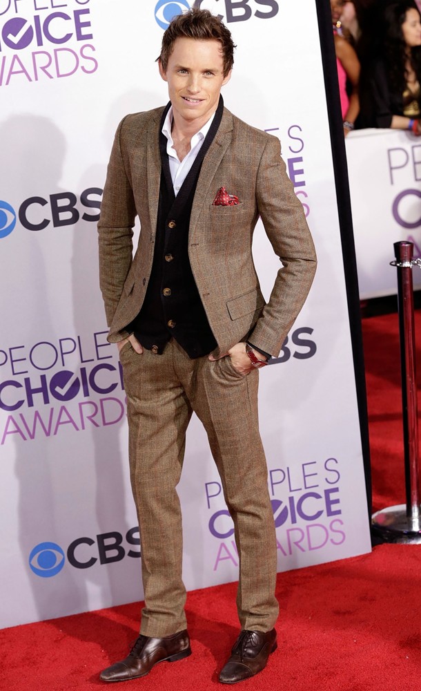 Eddie Redmayne;<br>People's Choice Awards 2013 - Red Carpet Arrivals