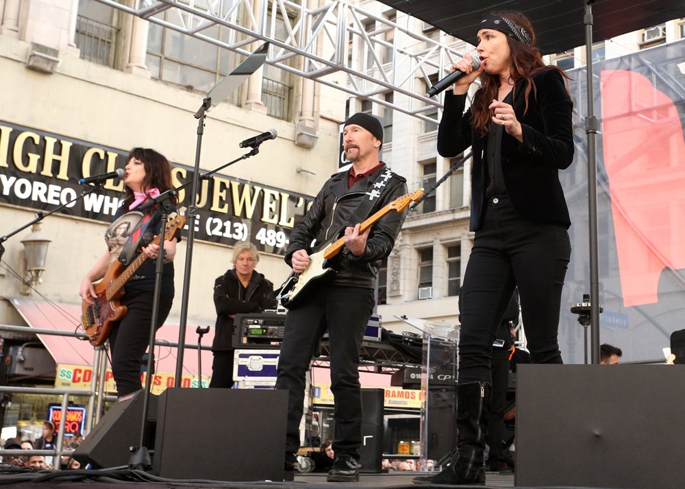 The Edge;Juliette Lewis;<br>Women's March