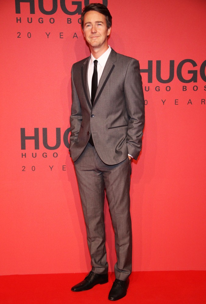 Edward Norton;<br>Mercedes-Benz Fashion Week Berlin Autumn-Winter 2013 - HUGO by HUGO BOSS - Arrivals - Front Row