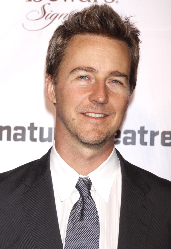 Edward Norton;<br>The Pershing Square Signature Center Opening Gala Celebration - Arrivals
