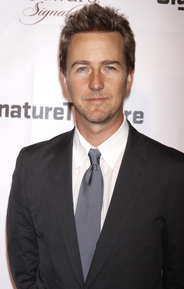Edward Norton;<br>The Pershing Square Signature Center Opening Gala Celebration - Arrivals