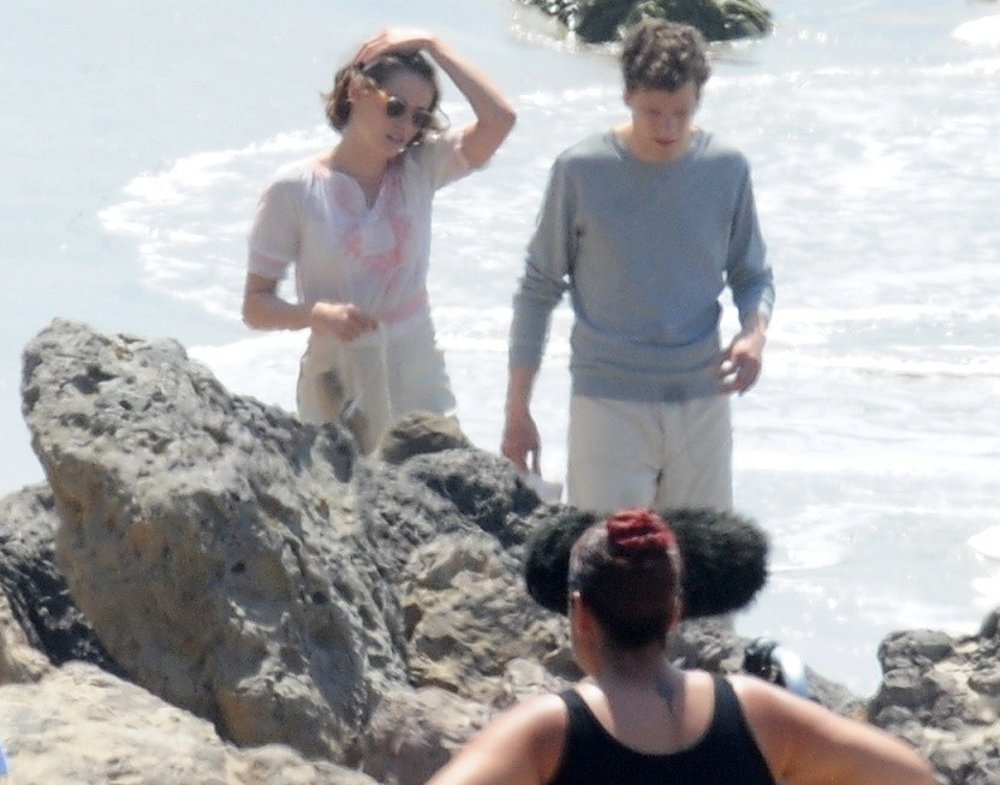 Filming Beach Scenes for Movie Woody Allen Project