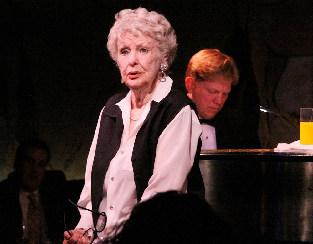 Elaine Stritch;<br>Elaine Stritch Performs During The Opening Night of Elaine Stritch at The Carlyle