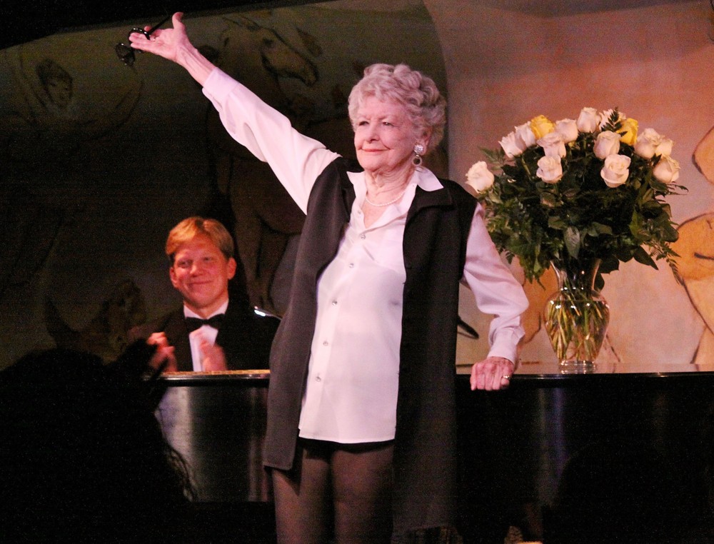 Elaine Stritch;<br>Elaine Stritch Performs During The Opening Night of Elaine Stritch at The Carlyle