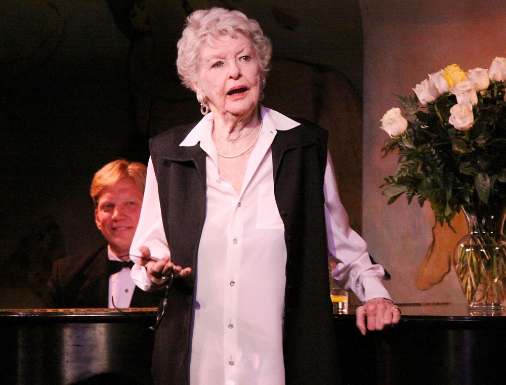 Elaine Stritch;<br>Elaine Stritch Performs During The Opening Night of Elaine Stritch at The Carlyle