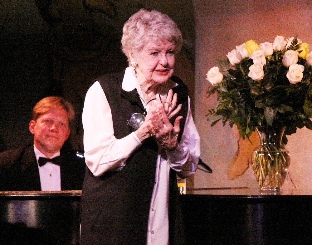 Elaine Stritch;<br>Elaine Stritch Performs During The Opening Night of Elaine Stritch at The Carlyle