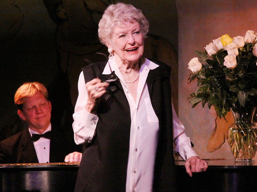 Elaine Stritch;<br>Elaine Stritch Performs During The Opening Night of Elaine Stritch at The Carlyle