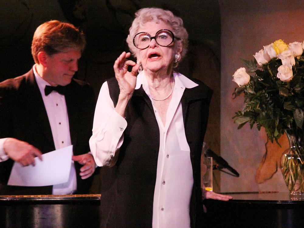 Elaine Stritch;<br>Elaine Stritch Performs During The Opening Night of Elaine Stritch at The Carlyle