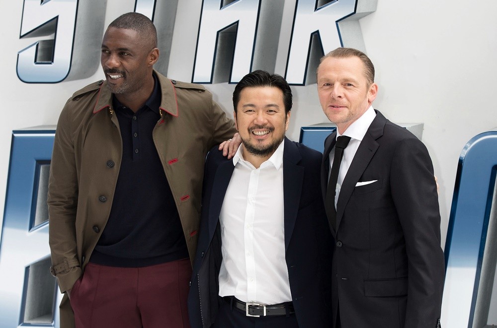 Idris Elba;Justin Lin;Simon Pegg;<br>The UK Premiere of Star Trek Beyond - Arrivals