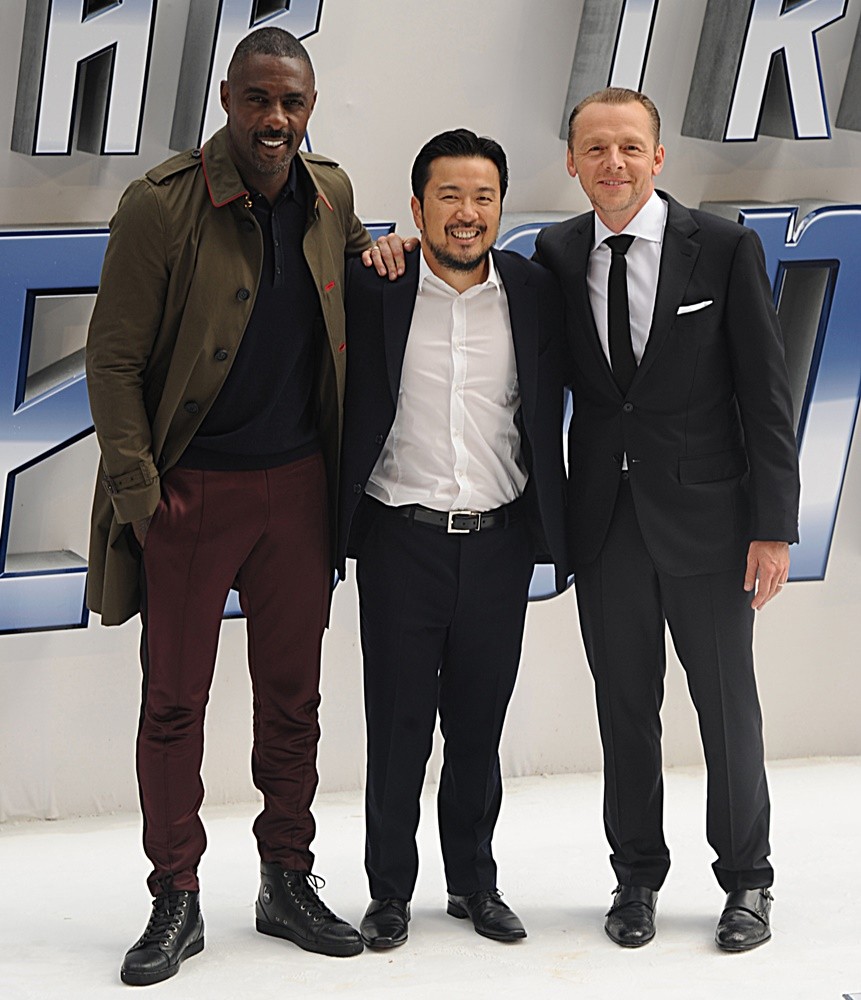 Idris Elba;Justin Lin;Simon Pegg;<br>The UK Premiere of Star Trek Beyond - Arrivals