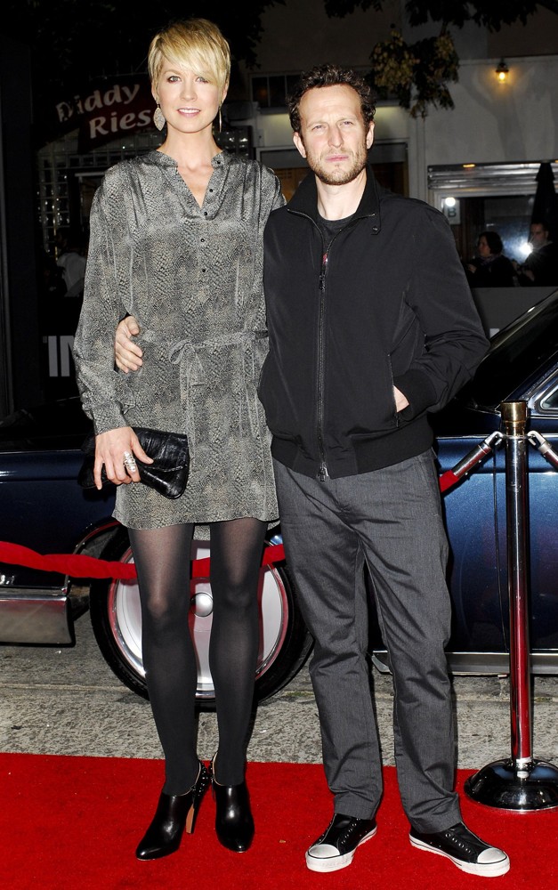 Jenna Elfman;Bodhi Elfman;<br>The Premiere of In Time - Arrivals