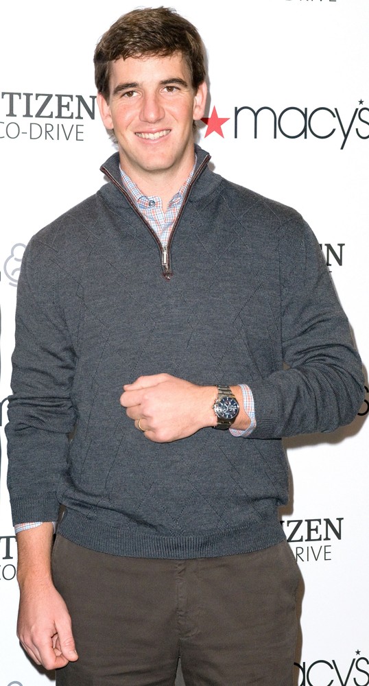 Eli Manning;<br>Eli Manning Launches The New Limited Edition Citizen Eco-Drive Perpetual Chrono A-T Watch