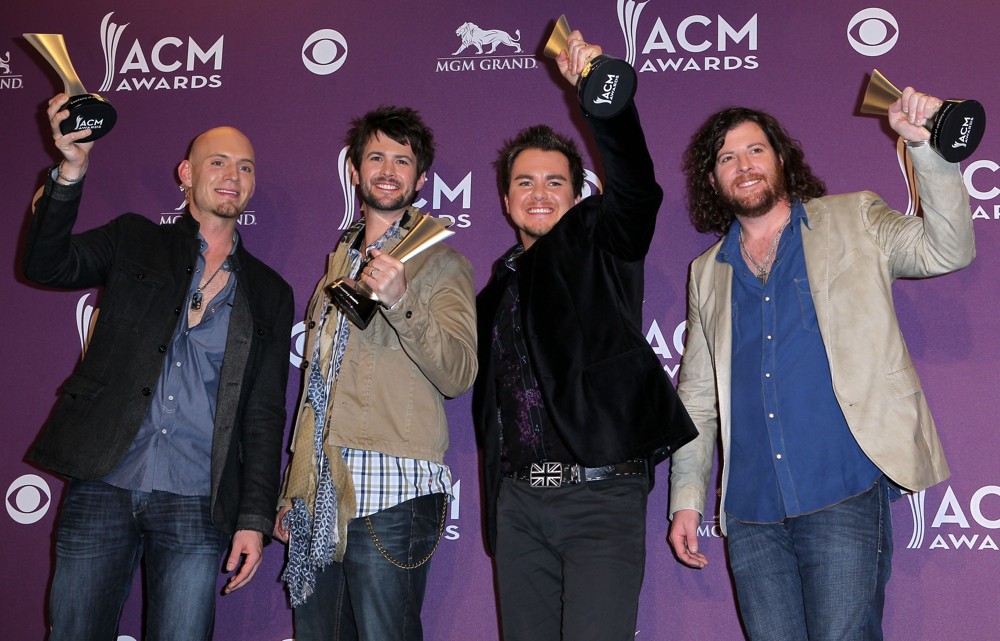 Eli Young Band;<br>2012 ACM Awards - Press Room