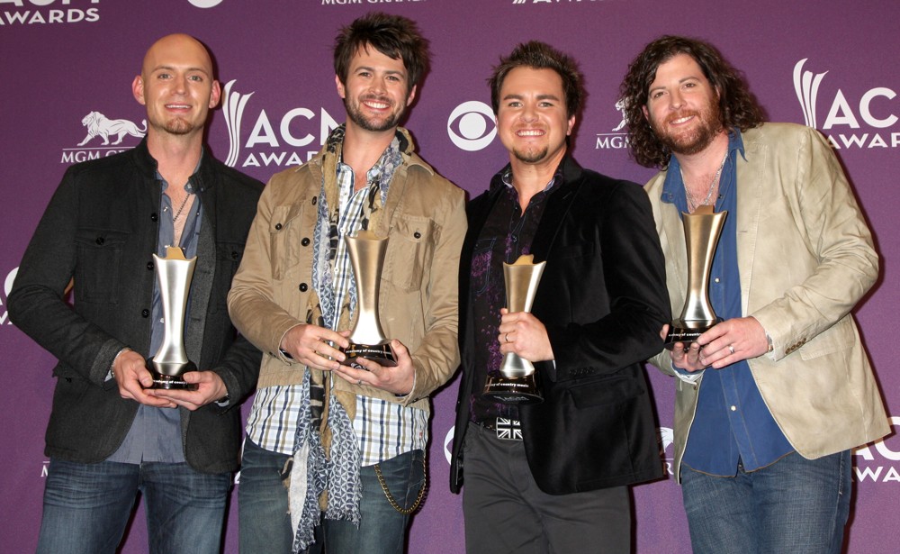 Eli Young Band;<br>2012 ACM Awards - Press Room