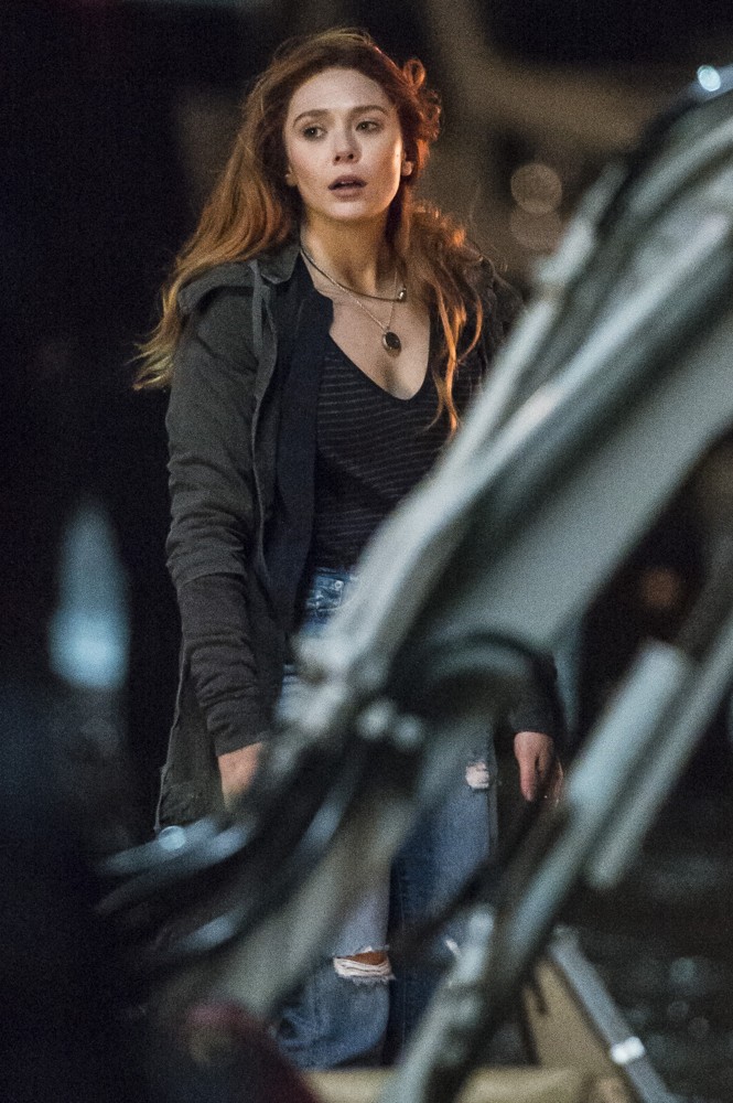 Elizabeth Olsen Picture 164 - Elizabeth Olsen Films Scenes for Movie Avengers: Infinity War