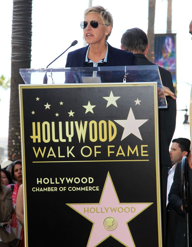 Ellen DeGeneres;<br>Steve Harvey Is Honoured with A Star on The Hollywood Walk of Fame