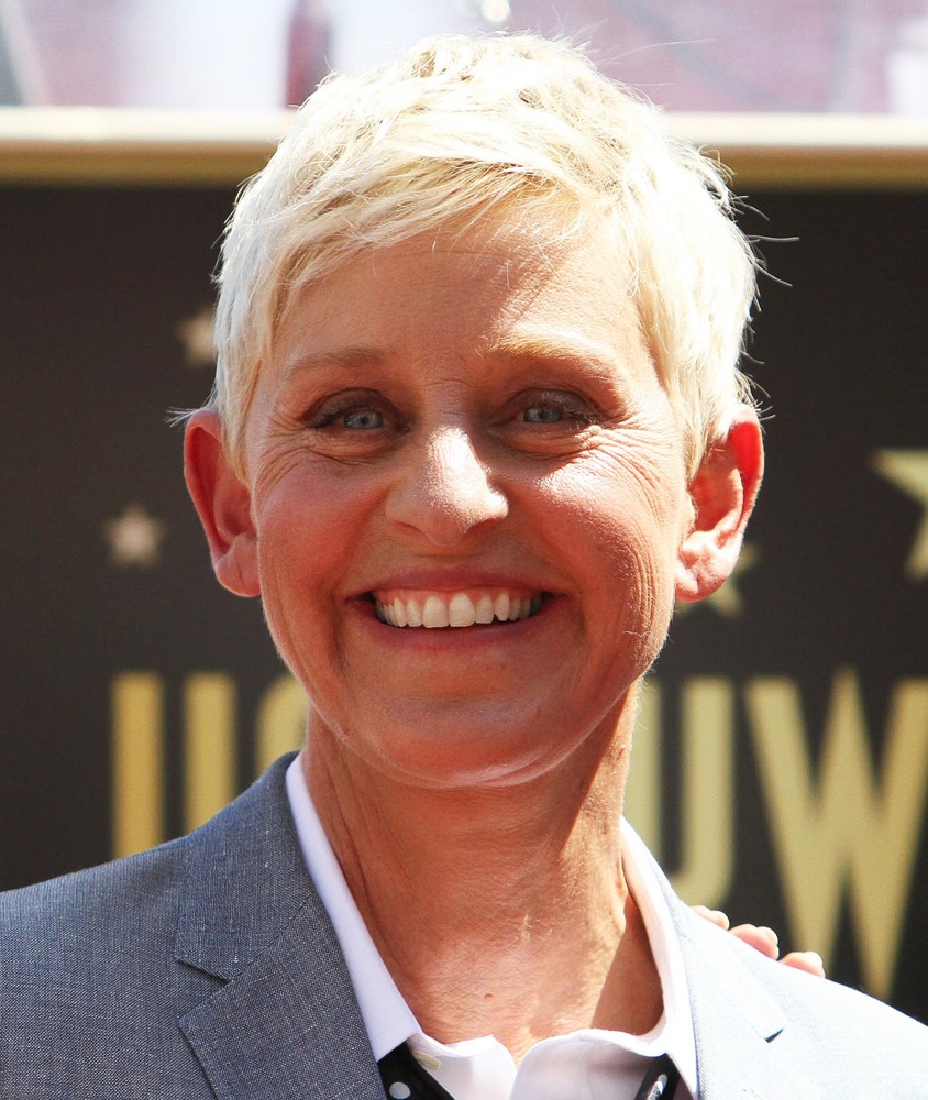 Ellen DeGeneres;<br>Ellen DeGeneres Is Honored with A Star on The Hollywood Walk of Fame