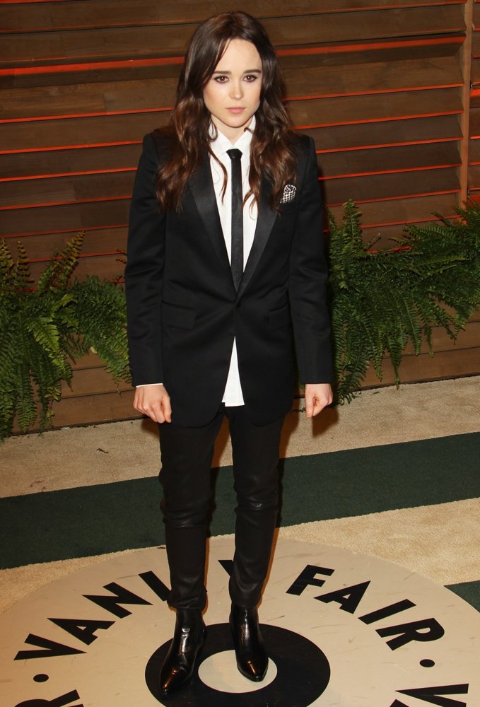 Ellen Page;<br>2014 Vanity Fair Oscar Party