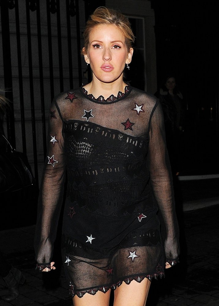 Ellie Goulding on A Night Out Leaving Rosewood London