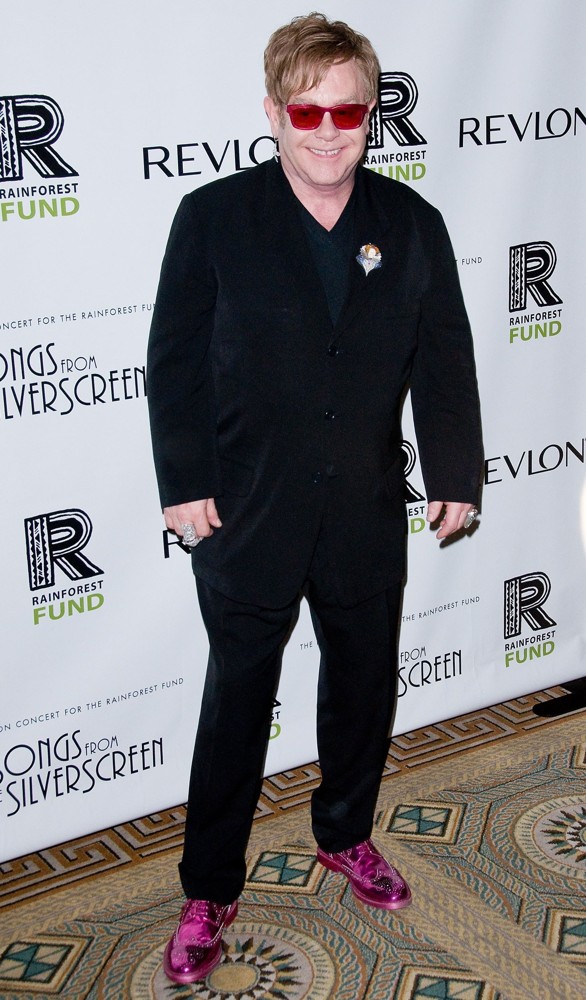Elton John;<br>The 2012 Concert for The Rainforest Fund Afterparty - Arrivals