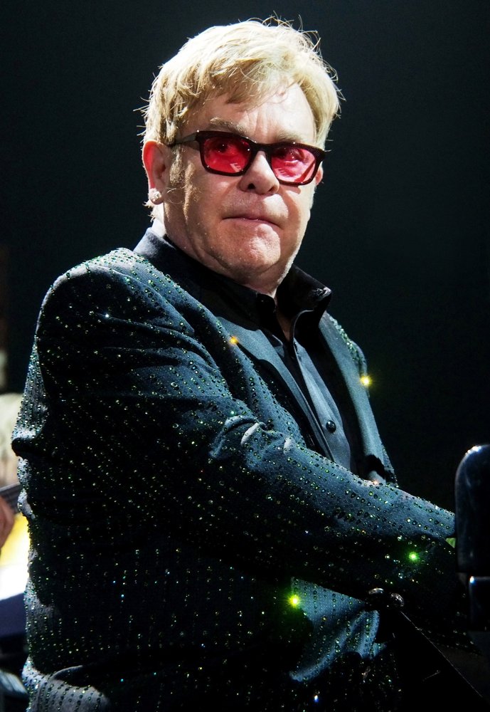 Elton John Performs Live in Concert