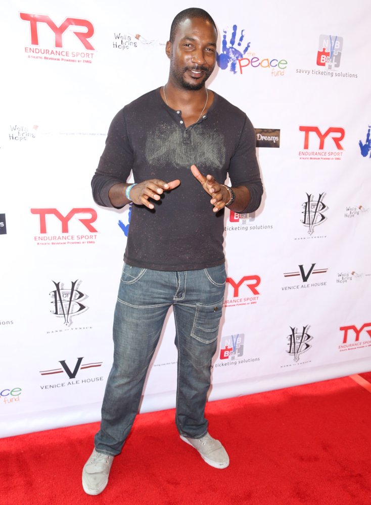 Eme Ikwuakor;<br>Microsoft Peace Fund Celebrity Poker Tournament - Arrivals