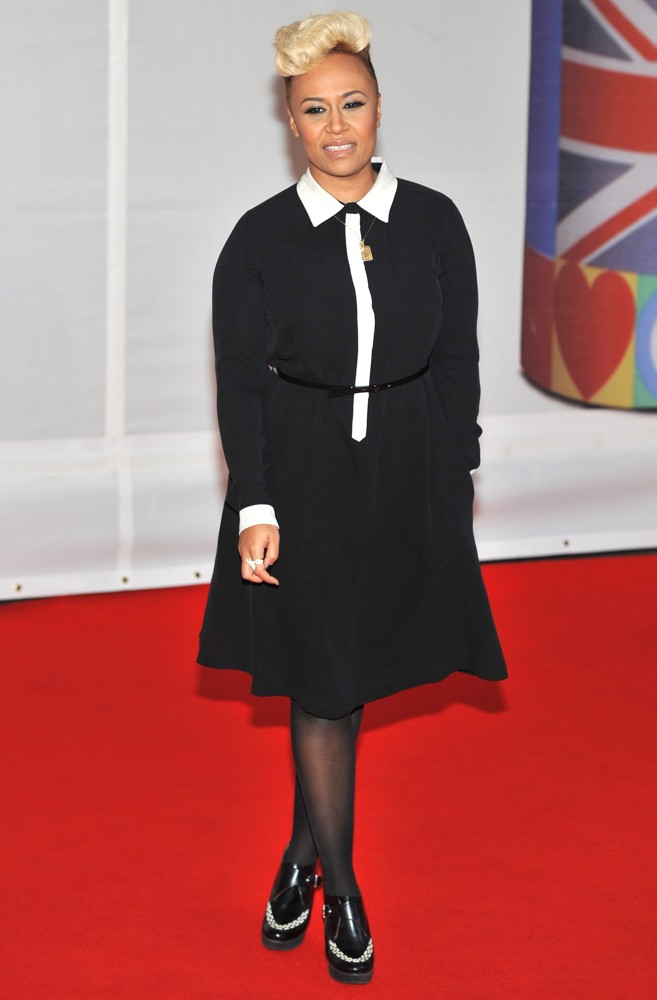 Emeli Sande;<br>The BRIT Awards 2012 - Arrivals