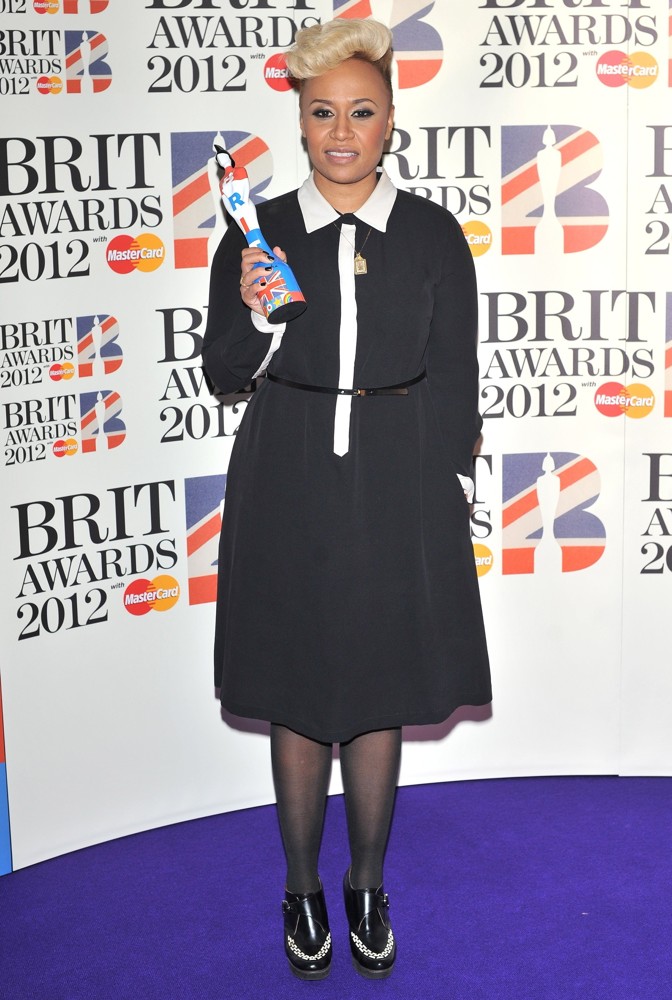 Emeli Sande;<br>The BRIT Awards 2012 - Winners Board