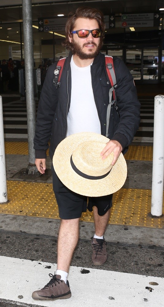 Emile Hirsch Arrives at LAX