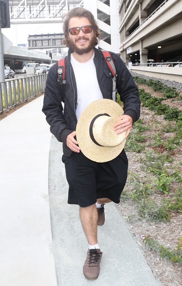 Emile Hirsch Arrives at LAX