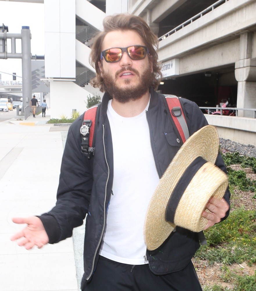 Emile Hirsch Arrives at LAX