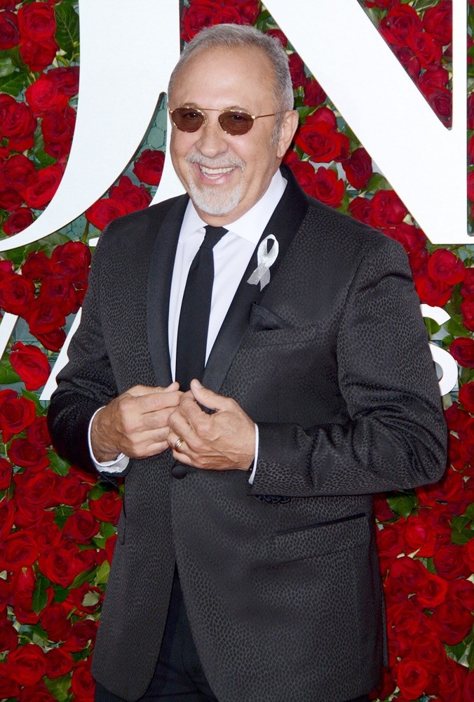 Emilio Estefan;<br>2016 Tony Awards - Red Carpet Arrivals
