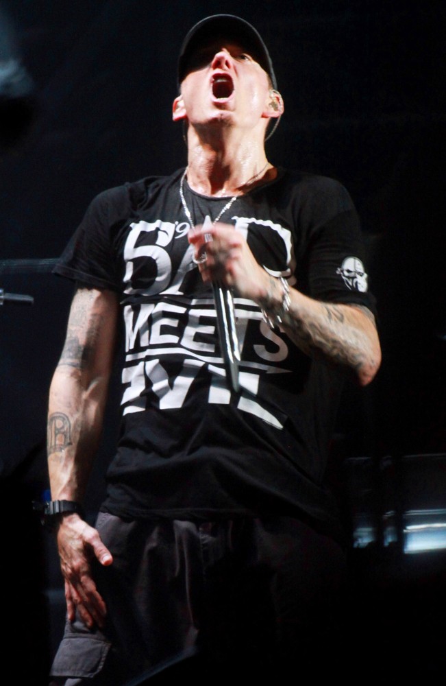 Eminem;<br>Day Two at Lollapalooza