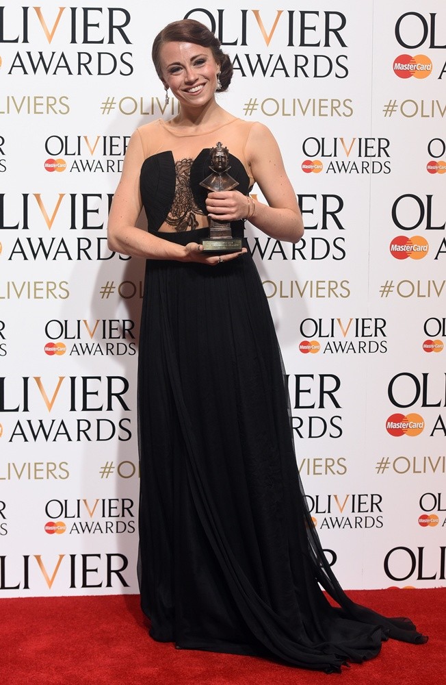 Emma Hatton;<br>The Olivier Awards 2015 - Press Room