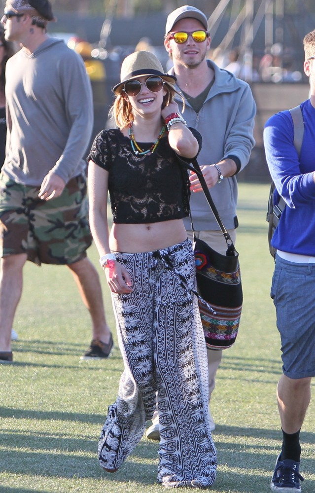Emma Roberts;<br>Celebrities at The 2012 Coachella Valley Music and Arts Festival - Day 2