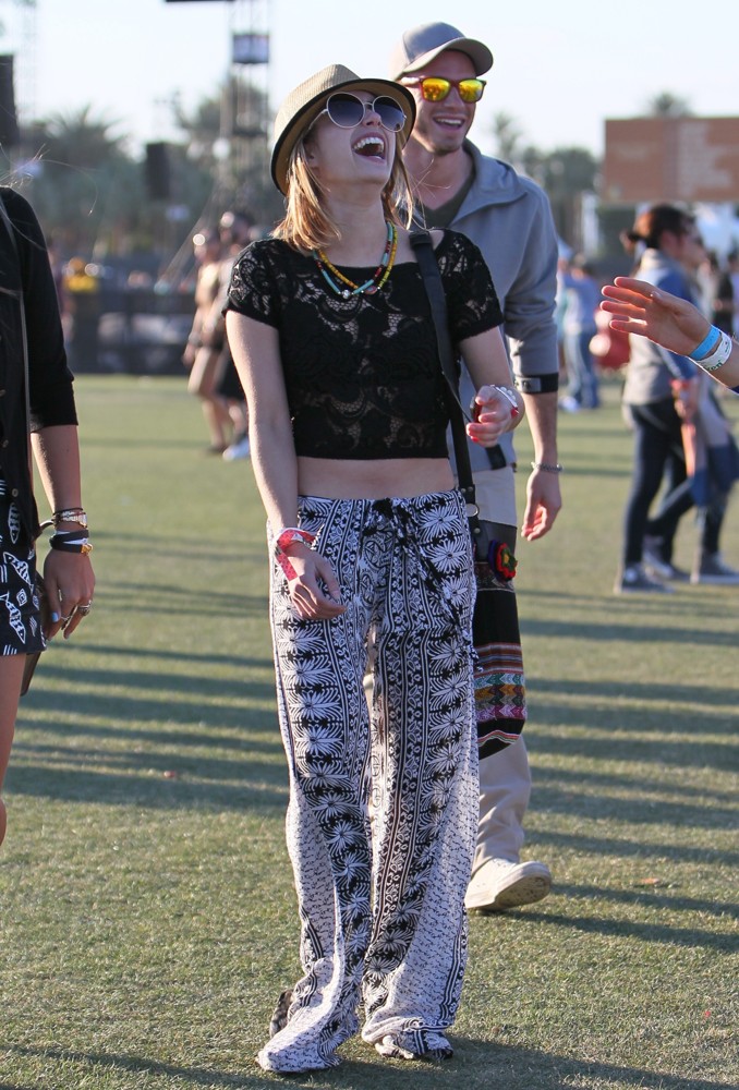 Emma Roberts;<br>Celebrities at The 2012 Coachella Valley Music and Arts Festival - Day 2
