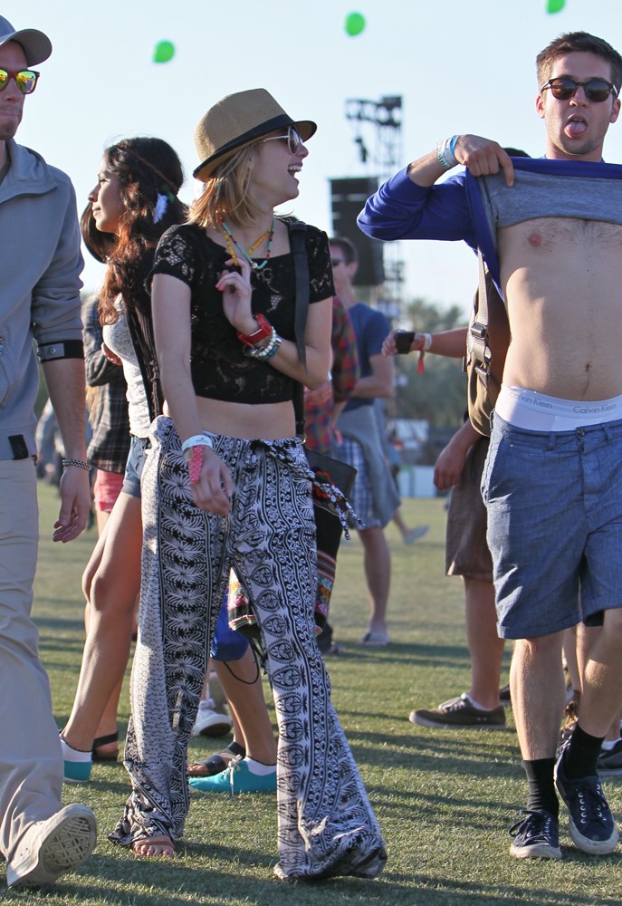 Emma Roberts;<br>Celebrities at The 2012 Coachella Valley Music and Arts Festival - Day 2