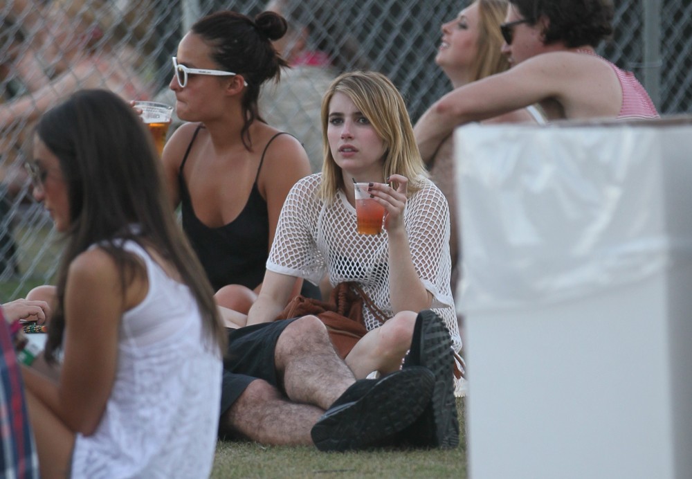 Emma Roberts;<br>Celebrities at The 2012 Coachella Valley Music and Arts Festival - Week 2 Day 1