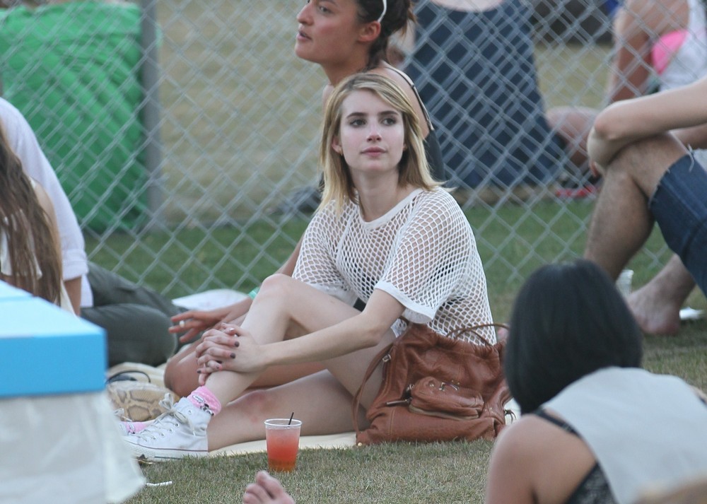 Emma Roberts;<br>Celebrities at The 2012 Coachella Valley Music and Arts Festival - Week 2 Day 1