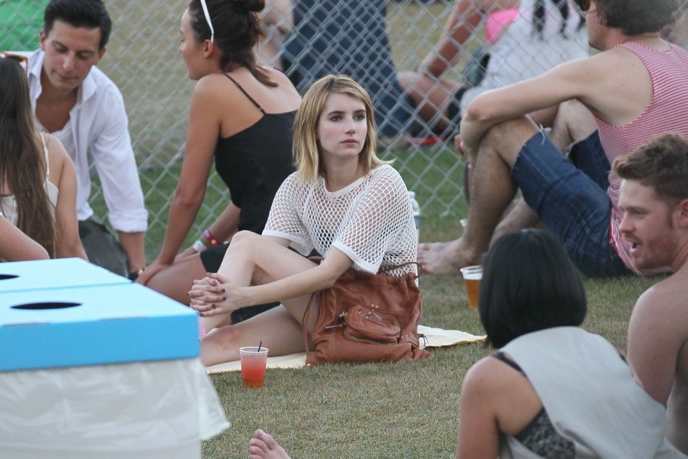 Emma Roberts;<br>Celebrities at The 2012 Coachella Valley Music and Arts Festival - Week 2 Day 1