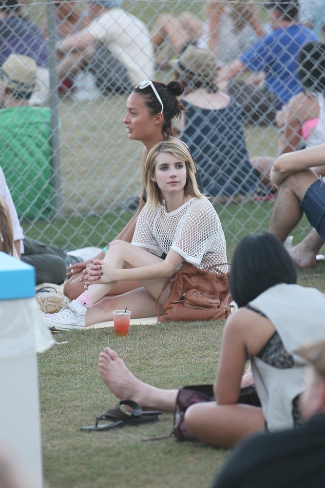 Emma Roberts;<br>Celebrities at The 2012 Coachella Valley Music and Arts Festival - Week 2 Day 1