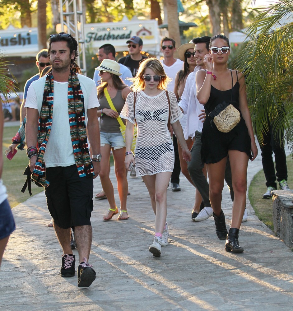 Emma Roberts;<br>Celebrities at The 2012 Coachella Valley Music and Arts Festival - Week 2 Day 1