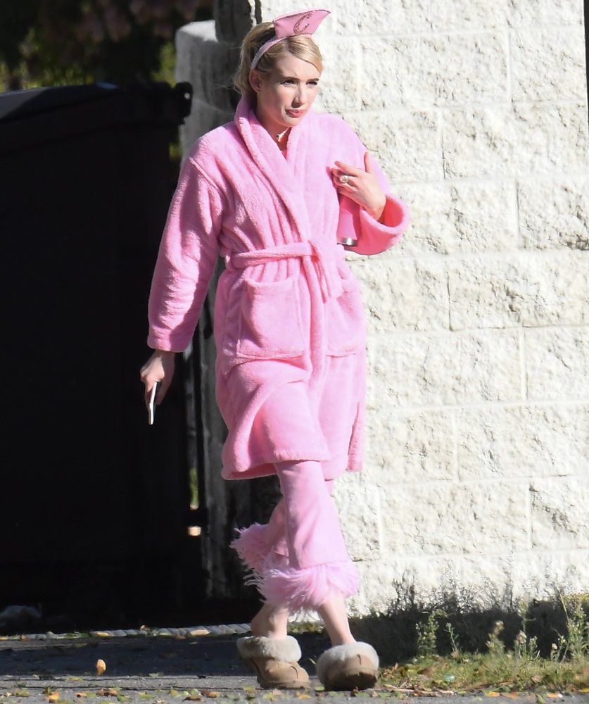 On Set Filming Scream Queens