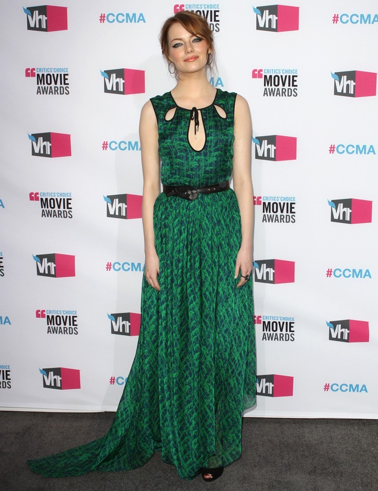 Emma Stone;<br>17th Annual Critic's Choice Movie Awards - Arrivals