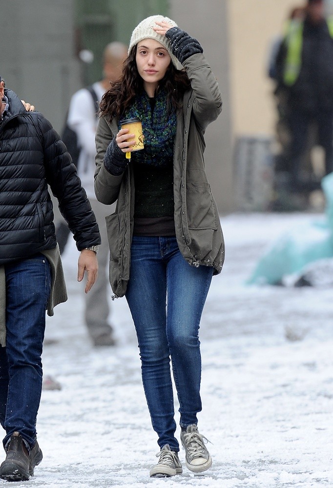 Emmy Rossum;<br>Emmy Rossum on The Set of Shameless