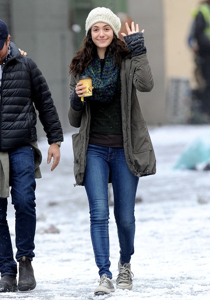 Emmy Rossum;<br>Emmy Rossum on The Set of Shameless