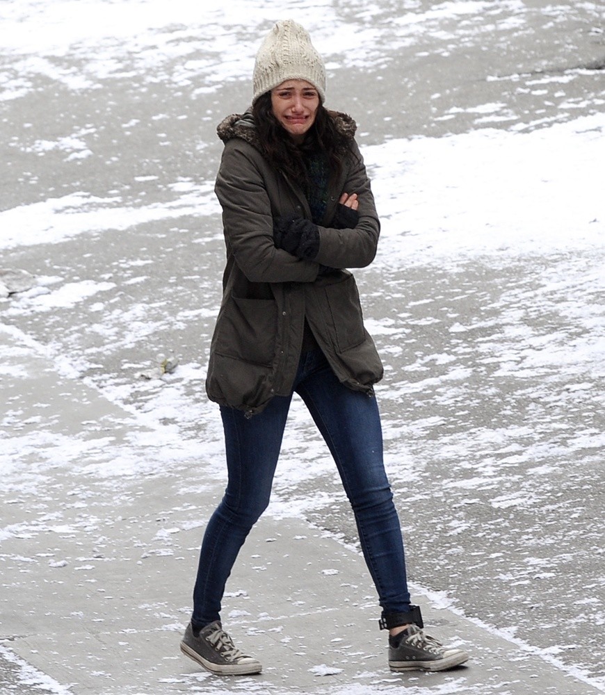 Emmy Rossum;<br>Emmy Rossum on The Set of Shameless