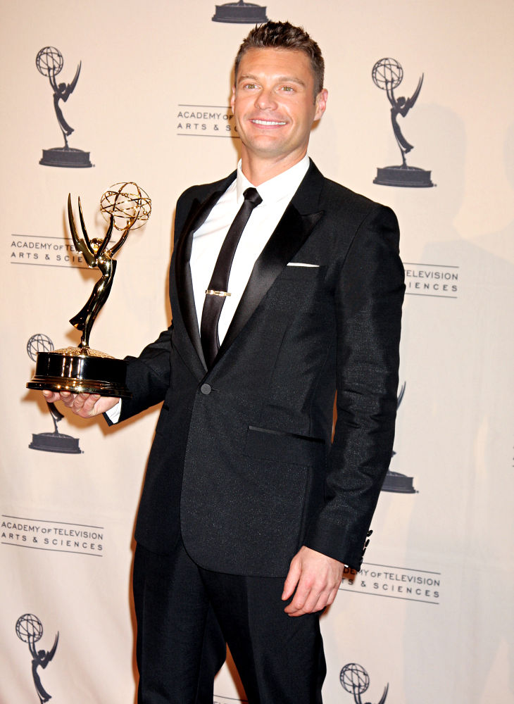 Ryan Seacrest;<br>2010 Creative Arts Emmy Awards - Press Room