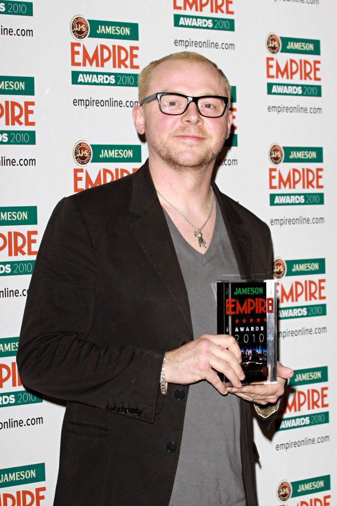 Simon Pegg;<br>The Empire Film Awards 2010 - Press Room